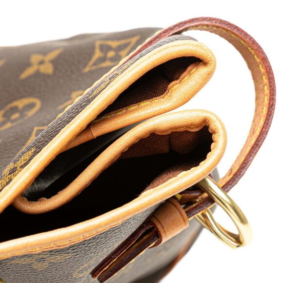 LOUIS VUITTON Brown Monogram Leather Shoulder Bag - Picture 5 of 10